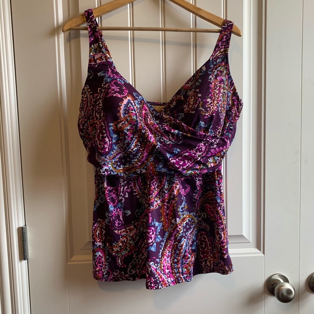 Size 16 - Lands End Swim Top